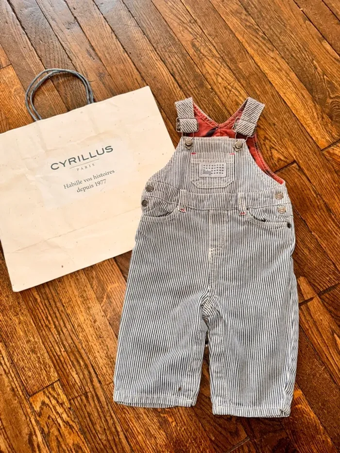 Salopette en jeans Cyrillus 6 mois