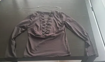 Pull ajouré torse