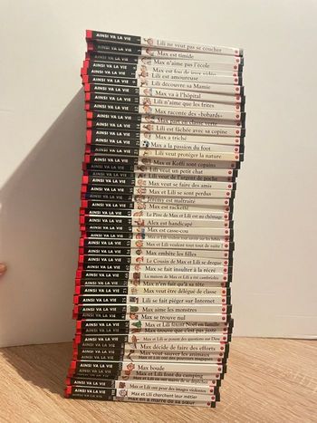 Lot de 47 livres Max et Lili