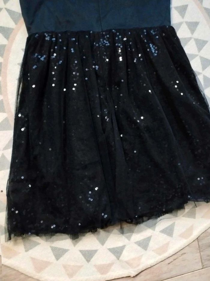 Robe bustier soirée sequins - NafNaf Vintage - 42 = 40 actuel - Neuve - photo numéro 14