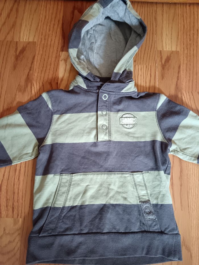 Sweat capuche Vertbaudet 4 ans - photo numéro 2