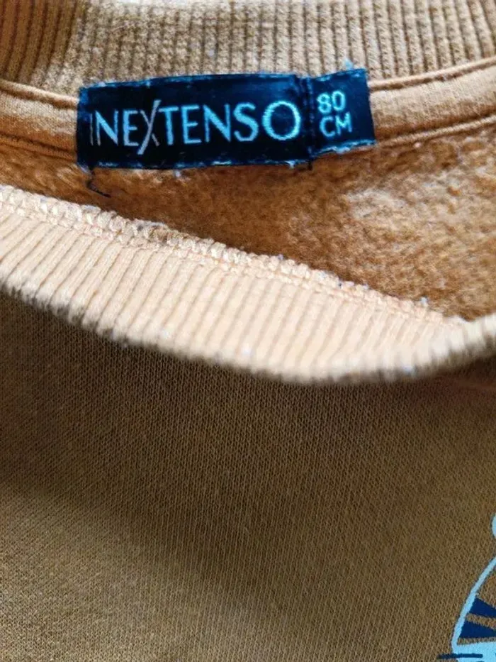 Sweat moutarde In Extenso 12M - photo numéro 3