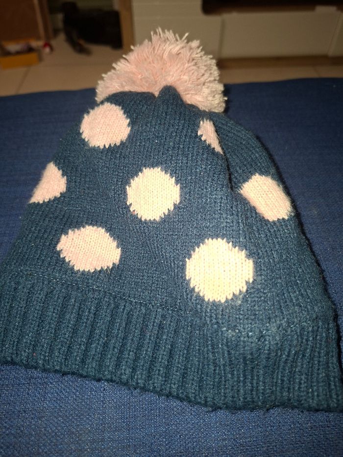 Bonnet avec pompon 6 ans fille - photo numéro 4
