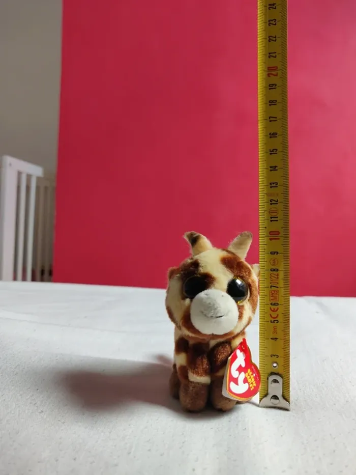 Petite peluche Ty girafe a mousqueton - photo numéro 6
