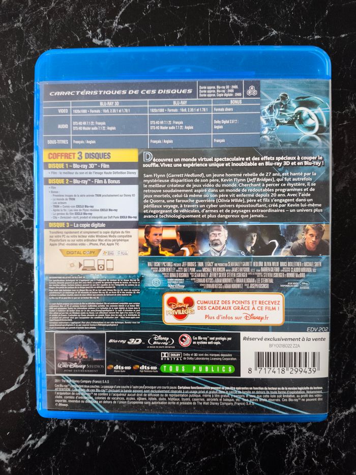 Tron L'Héritage 3D en Blu-ray - photo numéro 2