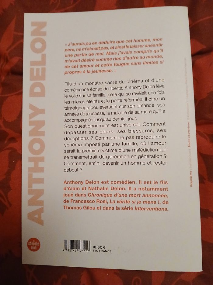 Livre Anthony Delon - photo numéro 2