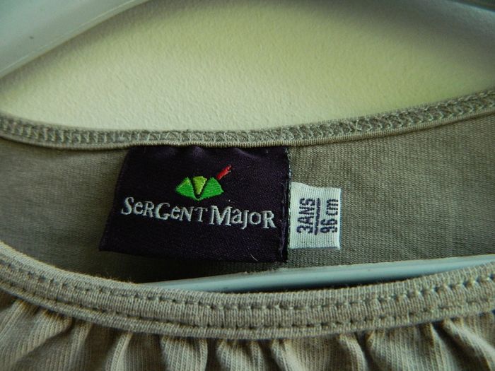 T shirt T 3 ans "Sergent Major" manches longues - photo numéro 2