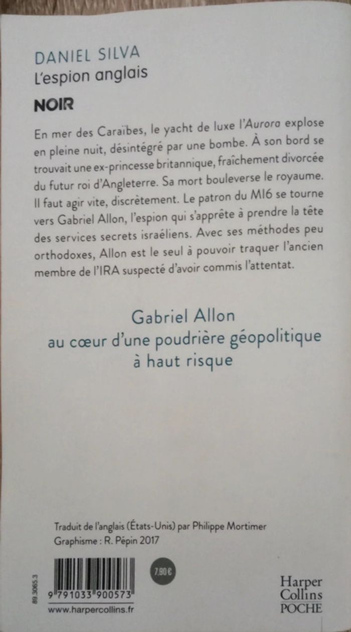 Daniel Silva 🔹 L'espion Anglais - photo numéro 3