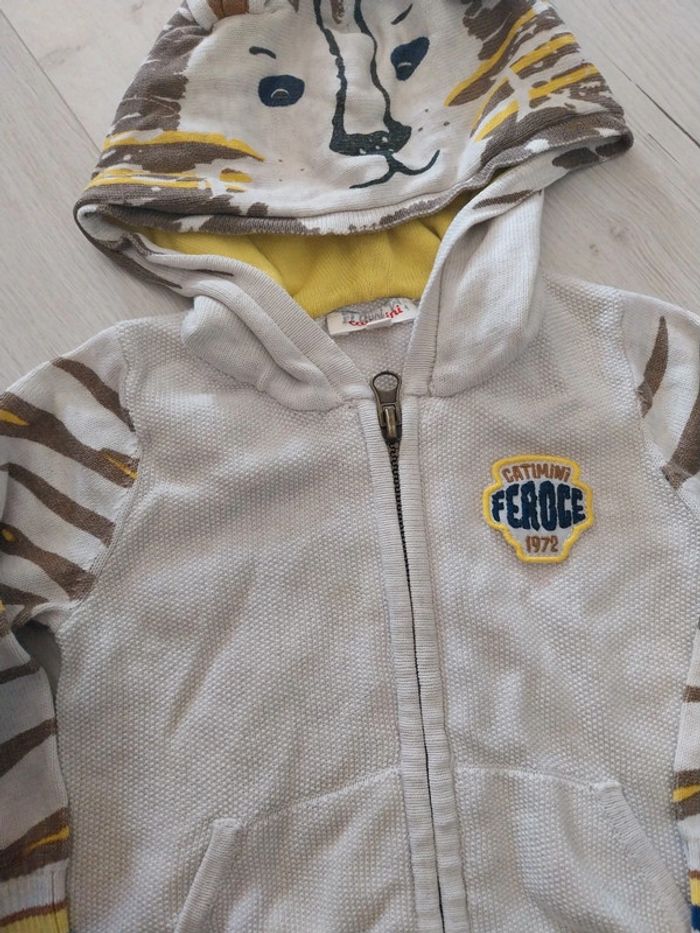 Veste à capuche catimini 12 mois - photo numéro 3