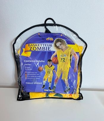 Déguisement basketteurs zombie taille unique