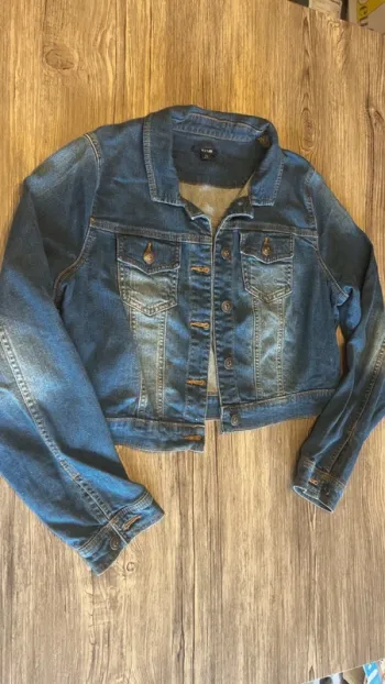 Veste en jeans femme XL