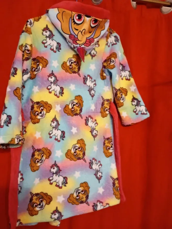 Robe de chambre neuve paw patrol taille 5 ans (110/116 - photo numéro 2