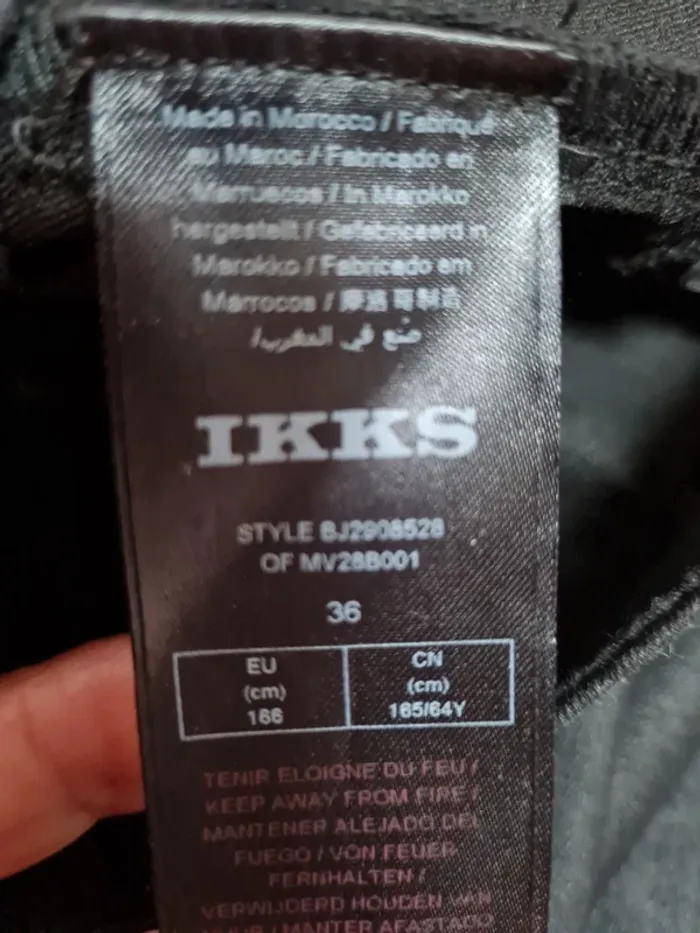 Pantalon femme jegging taille basse IKKS T36 - photo numéro 11