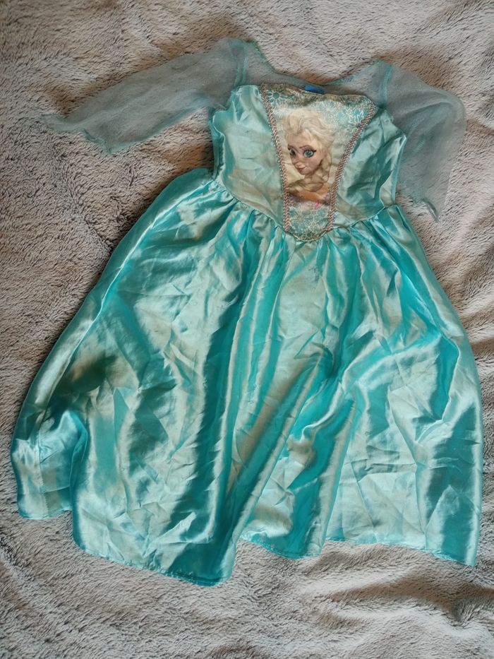 Robe Elsa reine des neiges 5 6 ans
