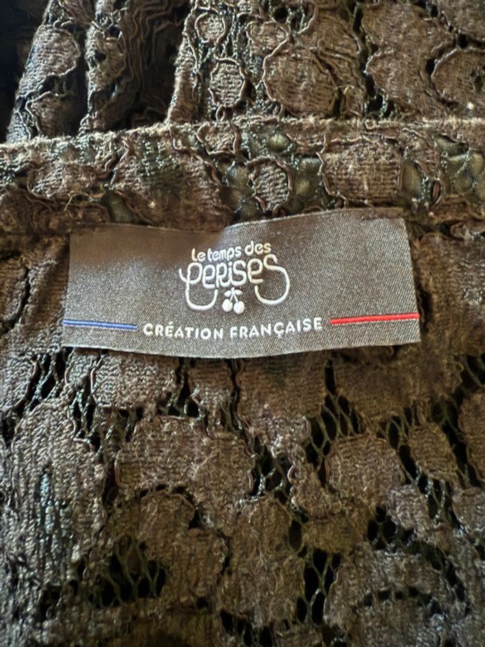 Haut noir dentelle Le temps des cerises - photo numéro 7