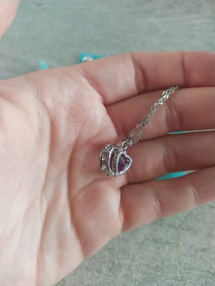 Pendentif duo de coeur - photo numéro 4