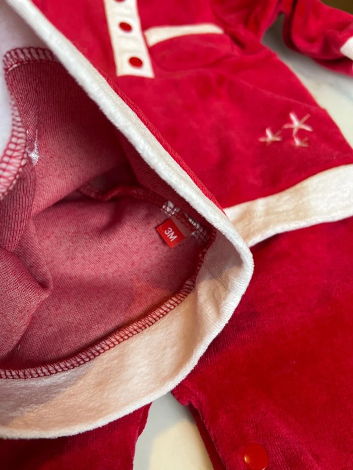 Pyjama de noël + bonnet 3 mois - photo numéro 2