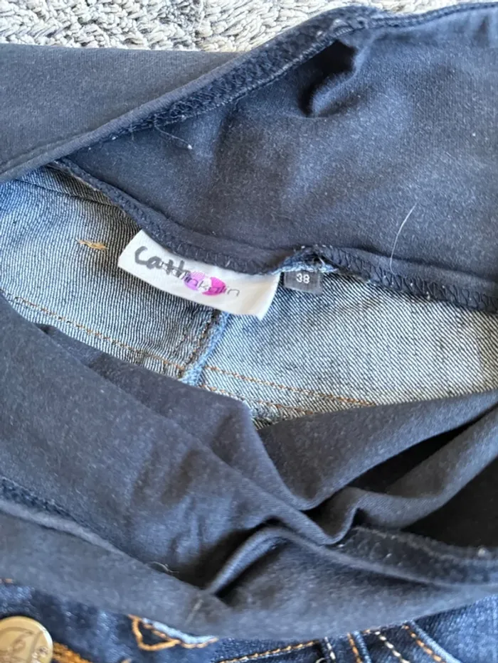 Jeans de grossesse coupe droite - taille 38 - photo numéro 3
