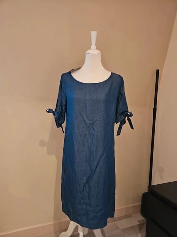 Robe en jeans nœuds aux manches LolaLiza 36 neuve étiquette