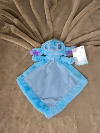 doudou Stitch bleu velours