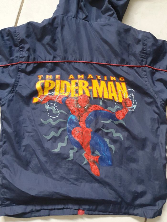 Blouson imperméable spiderman 6 ans V10 - photo numéro 6