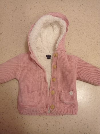 Veste bébé rose