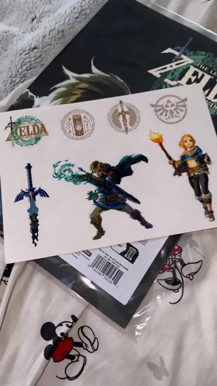poster zelda + autocollants - photo numéro 2
