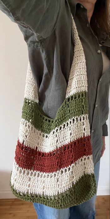 Sac en bandoulière au crochet fait main