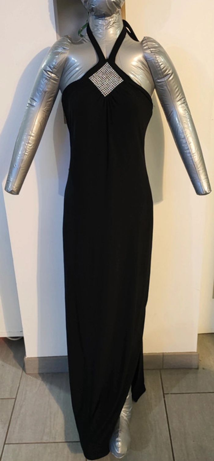 Robe longue fendue dos nu neuve - photo numéro 2