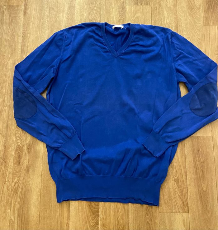 Pull bleu roi homme L