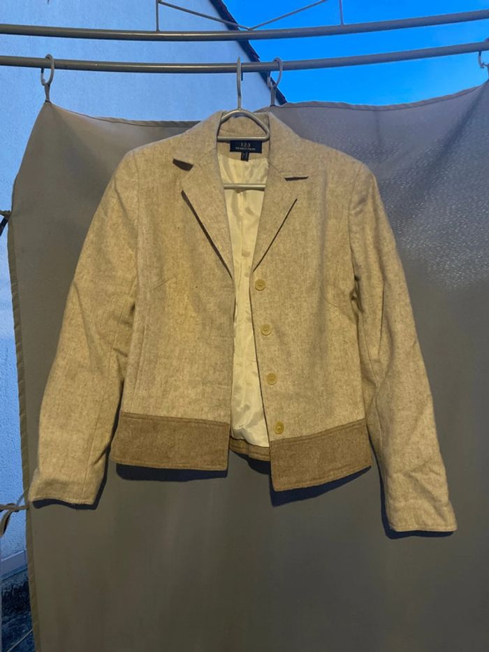 Veste beige chic
