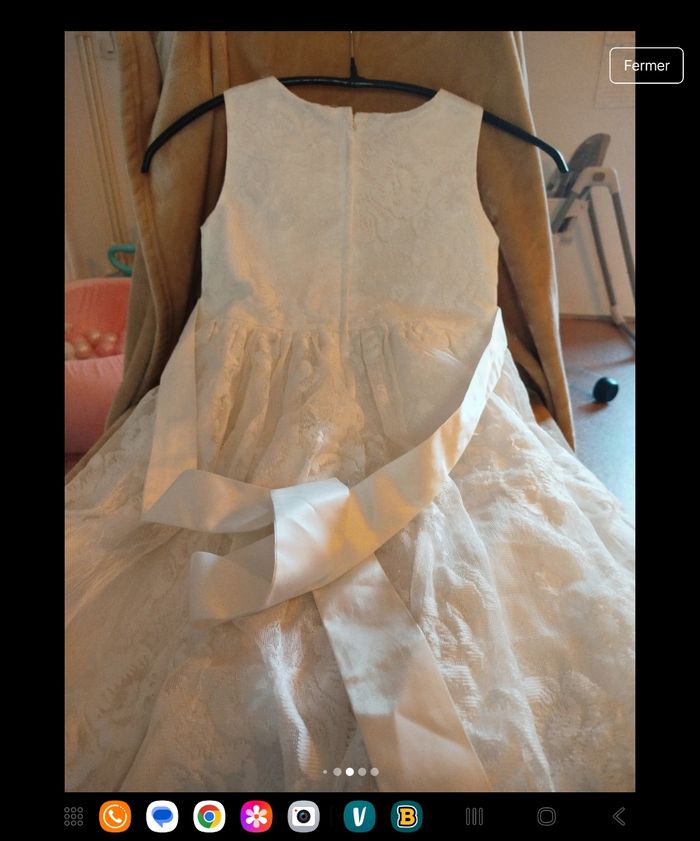 Robe de cérémonie 10 ans - photo numéro 4