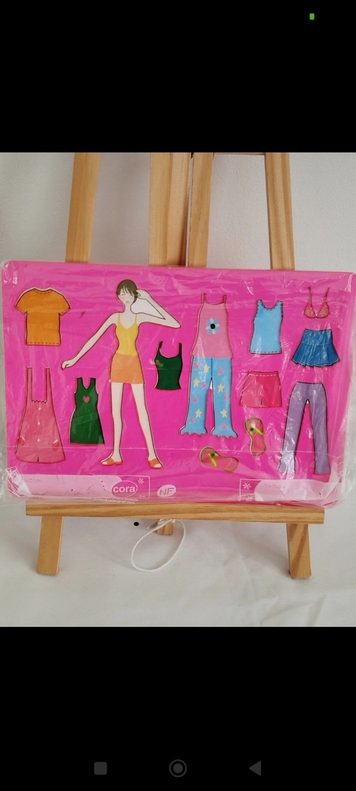 Lot de 2 pochoirs thème vêtements - photo numéro 3