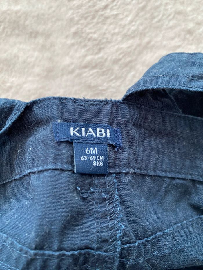 Salopette short / courte - 6 mois - Kiabi - TBE - photo numéro 4