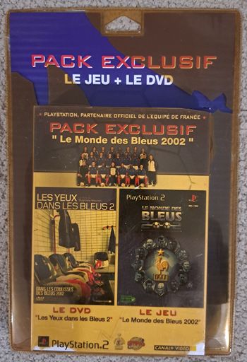 🎮 Le Monde des Bleus 2002 pack exclusif avec DVD Sony PlayStation 2 PS2 - neuf