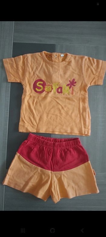 Ensemble tee-shirt et short