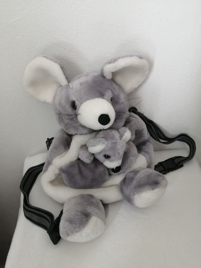 sac à dos peluche souris - photo numéro 1