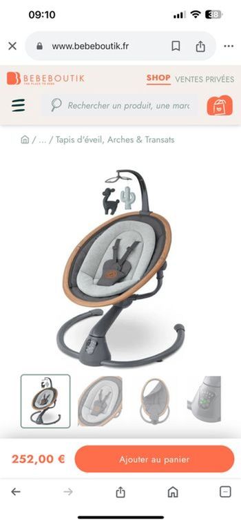 Balancelle électrique