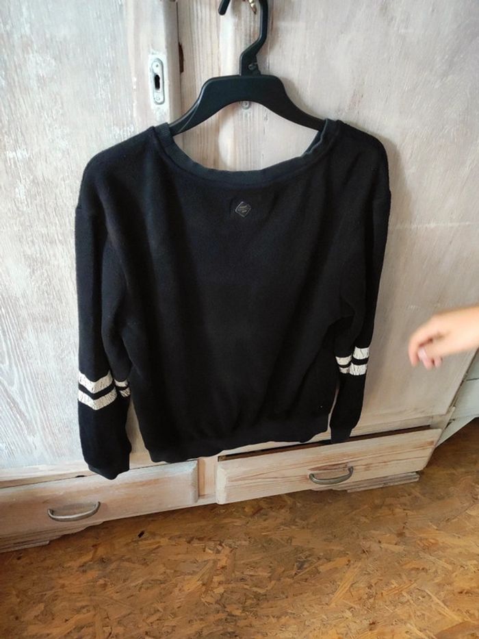 Pull effet pilou pilou avec motif effet craquelés - photo numéro 3