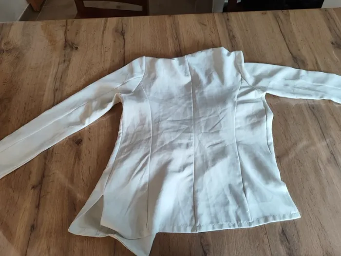 Blazer Blanc Style Chic Taille S, Parfait État ! Prix mini ! - photo numéro 3