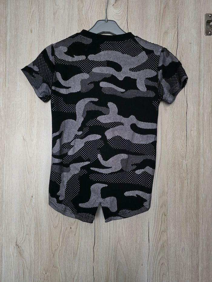 TEE-SHIRT GARÇON NEW YORK ÉTOILE JAUNE FLUORESCENT TAILLE 8ANS - photo numéro 3