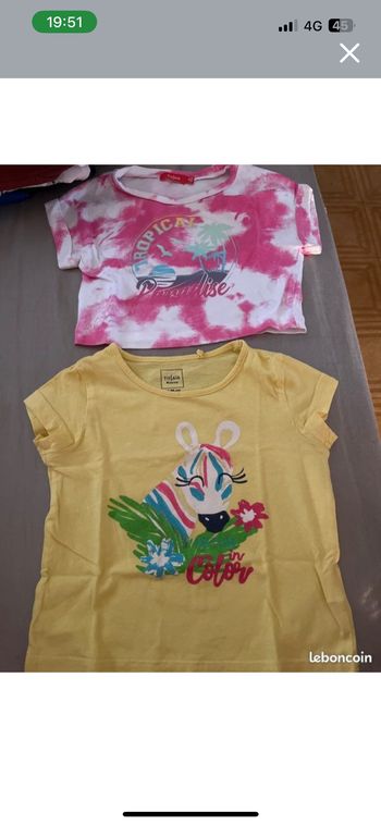 Lot de 2 t shirt 3 ans