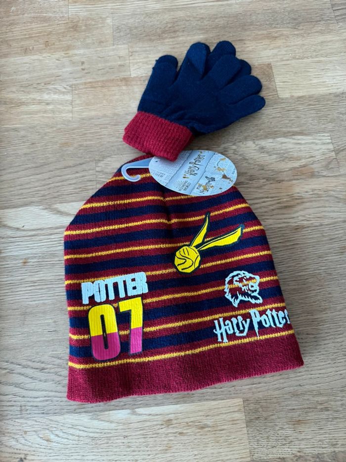 Bonnet + gant Harry Potter