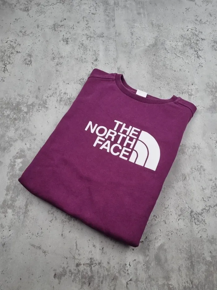 Sweat The North Face violet – Taille XS Femme (mesures en photos)