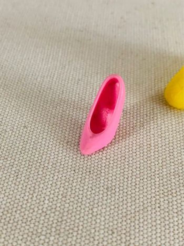 Lot 4 chaussures barbie jaune bleu mattel - photo numéro 4