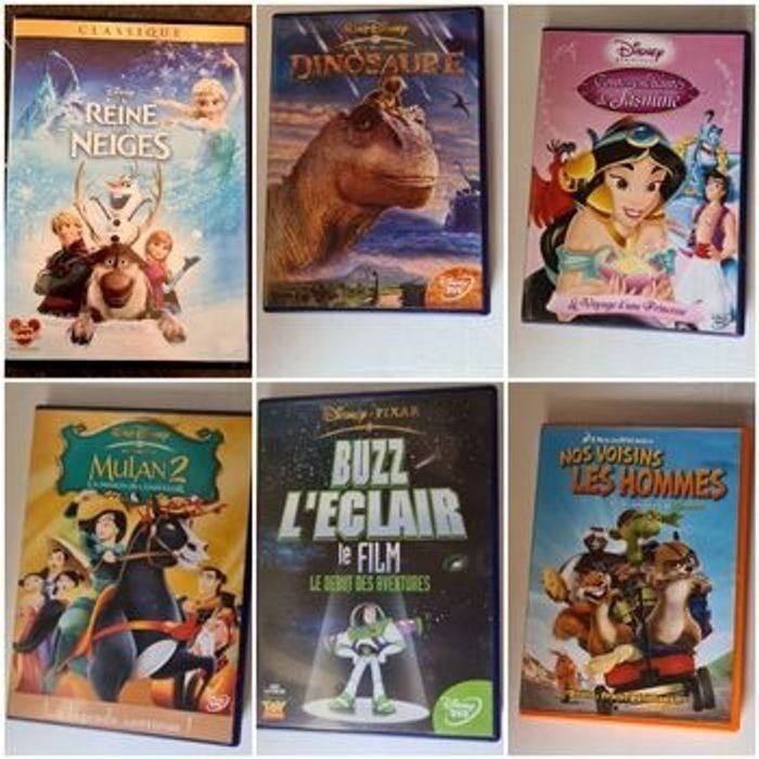 Dvd enfants disney, barbapapa, little People, tintin,dreamworks, pokemon en très bon etat - photo numéro 9