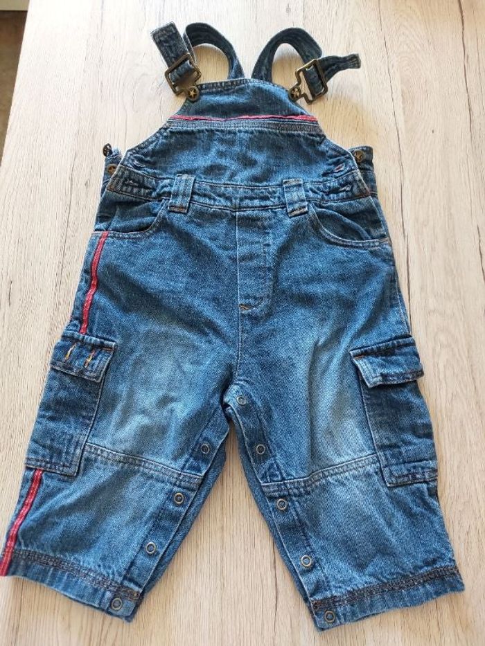 Salopette garçon en jean 12 mois