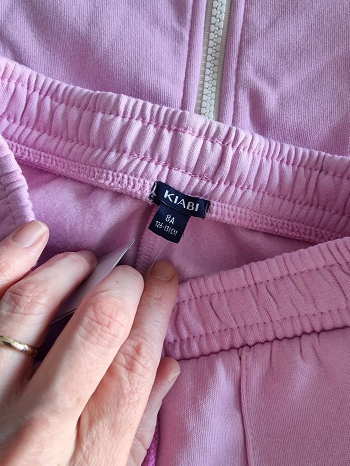 NEUF superbe 🏷🏷💜 jogging molleton 8/10 ans fille💜💜💜💜💜💜💜 - photo numéro 5