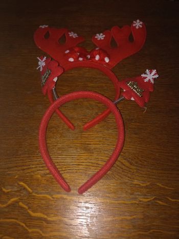 Lot cerf tête de noël