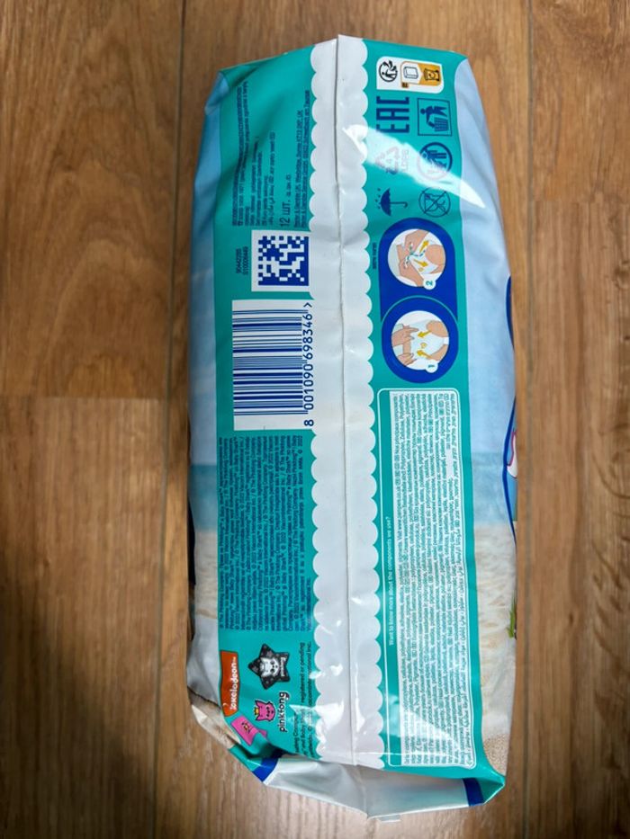 12 couches culottes de bain piscine Pampers Splashers Taille 3-4 (6/11 kg) - photo numéro 3